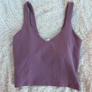 Purple lululemon align tank